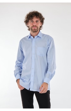 Gallini World Minimalist Erkek Gömlek - Uzun Kol, Regular Fit Açık Mavi Gallini World Minimalist Erkek Gömlek - Uzun Kol, Regular Fit Açık Mavi