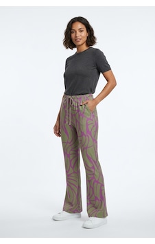 Neden Tekstil Kadın Desenli Relaxed Fit Rahat Pantolon - Yeşil Neden Tekstil Kadın Desenli Relaxed Fit Rahat Pantolon - Yeşil