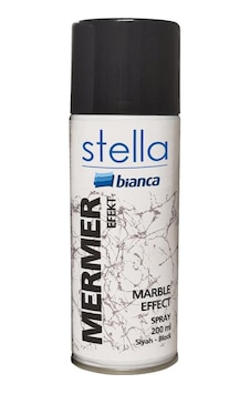 Bianca Stella Mermer Efekt Sprey Siyah Bianca Stella Mermer Efekt Sprey Siyah
