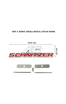 Ac Schnıtzer Arma Metal Ön Panjur Logosu Kırmızı Vidalı Model (540161260) Ac Schnıtzer Arma Metal Ön Panjur Logosu Kırmızı Vidalı Model (540161260)