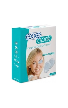 Exxe Optik Yapışkanlı Oval Göz Pedi Yetişkin 10'lu Exxe Optik Yapışkanlı Oval Göz Pedi Yetişkin 10'lu