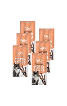 Meaty Sticks Hindi Ve Kuzu Etli Kedi Ödül Çubuğu 3x5gr Altılı Paket Meaty Sticks Hindi Ve Kuzu Etli Kedi Ödül Çubuğu 3x5gr Altılı Paket