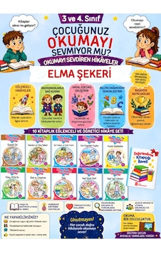 4. Ve 5.sınıflar İçin En Çok Okutan Öğrenmeyi Sevdiren Tam 10'lu Hikaye Seti 4. Ve 5.sınıflar İçin En Çok Okutan Öğrenmeyi Sevdiren Tam 10'lu Hikaye Seti