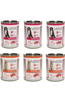 La Vital 2 Çeşit Karma Yetişkin Köpek Konservesi 6 x 400 G La Vital 2 Çeşit Karma Yetişkin Köpek Konservesi 6 x 400 G