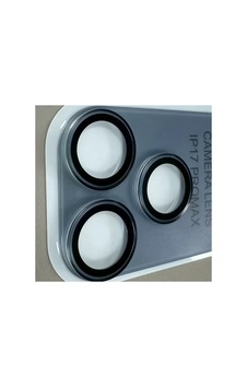 Guztech İphone 17 Pro Max Uyumlu Tüm Mat Safir Kamera Lens Koruyucu Gümüş Guztech İphone 17 Pro Max Uyumlu Tüm Mat Safir Kamera Lens Koruyucu Gümüş