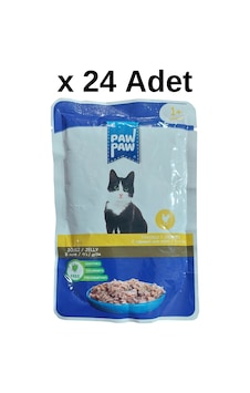 Paw Paw Jöle İçinde Tavuklu Yaş Kedi Maması 85 Gr X 24 Adet Paw Paw Jöle İçinde Tavuklu Yaş Kedi Maması 85 Gr X 24 Adet