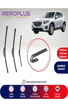 Aeroplus Mazda Cx-5 Ön Arka Muz Silecek Takımı 2011-2017 Aeroplus Mazda Cx-5 Ön Arka Muz Silecek Takımı 2011-2017