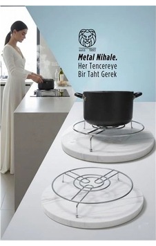 Juliette Serisi Krom Metal Nihale - 19 Cm Isıya Dayanıklı Lüks Tencere Altlığı Açık Bej Juliette Serisi Krom Metal Nihale - 19 Cm Isıya Dayanıklı Lüks Tencere Altlığı Açık Bej