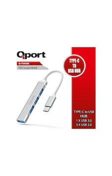 Q-tuc05 Type-c To 4 Port Usb Çoklayıcı Q-tuc05 Type-c To 4 Port Usb Çoklayıcı