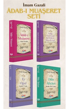 İmam Gazali - Âdab-ı Muaşeret Seti 4 Kitap Set / İmam Gazali