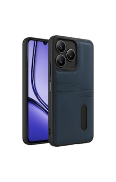 Uryport Realme Note 50 4g Kılıf Sara Kartvizitli Deri Kılıf - Lacivert Uryport Realme Note 50 4g Kılıf Sara Kartvizitli Deri Kılıf - Lacivert