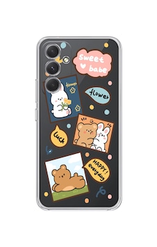 Samsung Galaxy Uyumlu M15 Silikon Desen124 Çok Renkli Samsung Galaxy Uyumlu M15 Silikon Desen124 Çok Renkli