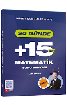 Kpss Dgs Ales Ags 30 Günde Matematik +15 Net Soru Bankası Zorlu Eğitim Kpss Dgs Ales Ags 30 Günde Matematik +15 Net Soru Bankası Zorlu Eğitim