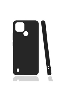 Zore Realme C21 Kılıf Ogaa Biye Silikon - Siyah Zore Realme C21 Kılıf Ogaa Biye Silikon - Siyah