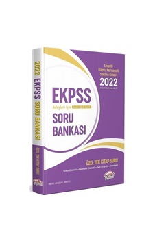 2022 EKPSS Soru Bankası Özel Tek Kitap- Editör 2022 EKPSS Soru Bankası Özel Tek Kitap- Editör