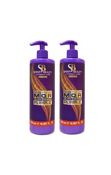 Shıny Beauty Mor Şampuan 500 Ml X 2 Adet Tüm Saçlar