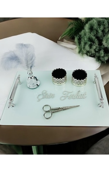 Harmonize Gümüş Nişan Tepsisi Gümüş Gümüş