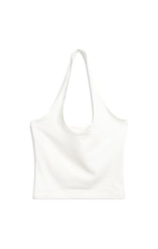 LTB Halter Yaka Crop Beyaz Atlet LTB Halter Yaka Crop Beyaz Atlet