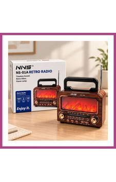 Gees Global Şömineli Retro Radyo Hoparlör Bluetooth, Am/fm/sw, Usb/type-c, Tf Gbzs Gees Global Şömineli Retro Radyo Hoparlör Bluetooth, Am/fm/sw, Usb/type-c, Tf Gbzs