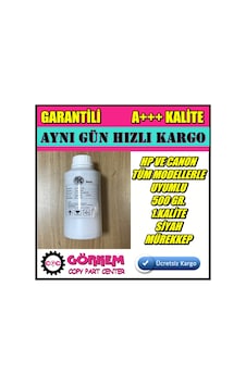 Hp Uyumlu Kartuş Mürekkebi - Siyah 500 Ml Hp Uyumlu Kartuş Mürekkebi - Siyah 500 Ml