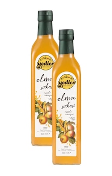 Yedier Doğal Fermantasyon Katkısız Elma Sirkesi Cam 2 x 500 ML Yedier Doğal Fermantasyon Katkısız Elma Sirkesi Cam 2 x 500 ML
