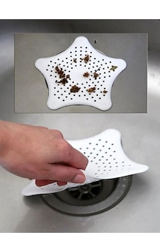 3 Adet Beyaz Deniz Yıldızı Lavabo Süzgeci, Lavabo Tıkacı, Silikon Süzgeç Beyaz 3 Adet Beyaz Deniz Yıldızı Lavabo Süzgeci, Lavabo Tıkacı, Silikon Süzgeç Beyaz
