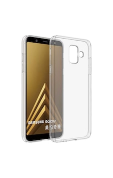 Galaxy J6 Plus Kılıf Zore Süper Silikon Kapak Renksiz