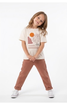 Miababy Oversize Baskılı Müslin Takım Gülkurusu Miababy Oversize Baskılı Müslin Takım Gülkurusu