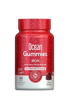 Orzax Ocean Gummies Iron Demir İçeren Takviye Edici Gıda 60 Adet Çiğnenebilir Jel Form Orzax Ocean Gummies Iron Demir İçeren Takviye Edici Gıda 60 Adet Çiğnenebilir Jel Form
