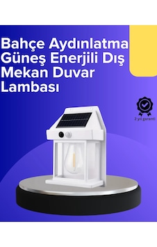 Mey İthalat Güneş Enerjili Hareket Sensörlü Duvar Lambası 34613697 Mey İthalat Güneş Enerjili Hareket Sensörlü Duvar Lambası 34613697