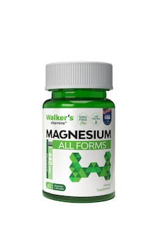 Walker's Vitamins Magnezyum All Forms Sitrat, Malat, Bisglisinat, Taurat, Laktat, Askorbat, Glukonat, Aspartat, B6 Walker's Vitamins Magnezyum All Forms Sitrat, Malat, Bisglisinat, Taurat, Laktat, Askorbat, Glukonat, Aspartat, B6