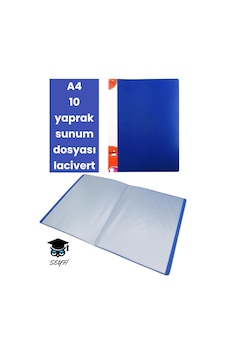 A4 10 Yaprak Sunum Dosyası Lacivert Diğer A4 10 Yaprak Sunum Dosyası Lacivert Diğer