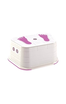 Çocuk Tabure Banyo Yükseltici Basamak Tabure Basamağı Bebek Banyo Pembe Çocuk Tabure Banyo Yükseltici Basamak Tabure Basamağı Bebek Banyo Pembe