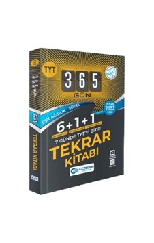 Gezegen Yayınları Tyt Eşit Ağırlık Sözel 365 Tekrar Kitabı Gezegen Yayınları Tyt Eşit Ağırlık Sözel 365 Tekrar Kitabı