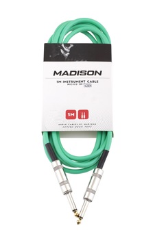 Madison Gitar Kablosu 3 Metre - Yeşil Madison Gitar Kablosu 3 Metre - Yeşil