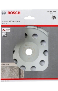 Bosch Standart Seri Beton İçin Elmas Çanak Disk 180 Mm Bosch Standart Seri Beton İçin Elmas Çanak Disk 180 Mm
