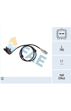 Fae 78405 Abs Devir Sensörü Arka Peugeot P307 03 12 Cıtroen C4 04 11 4545.f6-9661974980-4545.c3 - Fae 78405 Abs Devir Sensörü Arka Peugeot P307 03 12 Cıtroen C4 04 11 4545.f6-9661974980-4545.c3 -