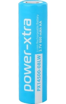 Power-xtra Px14500-08lw - 3.7v 800 Mah - Aa - Li-ion Pil - Başsız - 1c Power-xtra Px14500-08lw - 3.7v 800 Mah - Aa - Li-ion Pil - Başsız - 1c