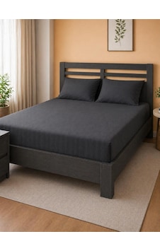 Bella Çift Kişilik 160x200 Cm Lastikli Çarşaf Takımı Antrasit Bella Çift Kişilik 160x200 Cm Lastikli Çarşaf Takımı Antrasit