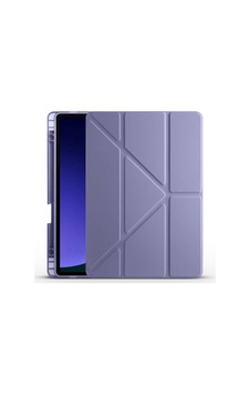 Aksesuarcim S9 Fe Sm-x510 X516 İle Uyumlu Kılıf Silikon Yumuşak Kalem Bölmeli Esnek 4 Farklı Stand Olabilen Tablet Kılıfı Mor Sku: Zeusb0fhj61r51 Arka Kapak