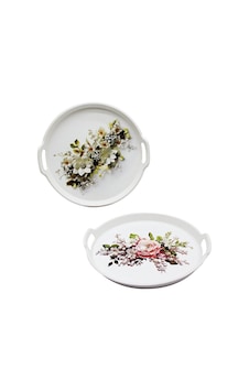 Harmony Time As-142-g Saray Çiçek Desen Plastik Yuvarlak Tepsi 32cm- 24'li Paket Diğer Harmony Time As-142-g Saray Çiçek Desen Plastik Yuvarlak Tepsi 32cm- 24'li Paket Diğer