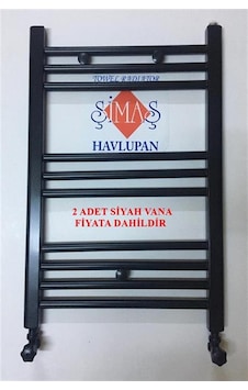 600x700 Siyah Havlupan + 2 Adet Siyah Vanalı - 10 Borulu 600x700 Siyah Havlupan + 2 Adet Siyah Vanalı - 10 Borulu