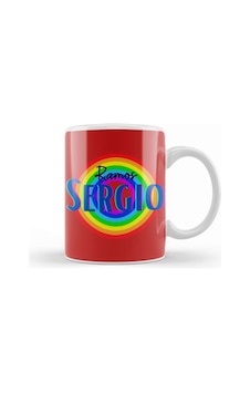 Sergio Ramos Vintage Retro Rainbow Style Kupa Bardak Porselen Karışık Sergio Ramos Vintage Retro Rainbow Style Kupa Bardak Porselen Karışık
