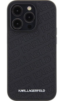 Apple Uyumlu iPhone 15 Pro Max Kılıf Karl Lagerfeld Lisanslı Metal Yazı Logolu Dikişli Logo Kapitone Siyah Apple Uyumlu iPhone 15 Pro Max Kılıf Karl Lagerfeld Lisanslı Metal Yazı Logolu Dikişli Logo Kapitone Siyah