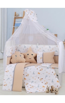 Aras Bebe Safari Uyku Seti 70x130 - Kahverengi Aras Bebe Safari Uyku Seti 70x130 - Kahverengi