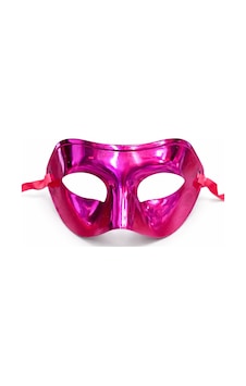 Metalize - 776 - Parlak Parti Maskesi Pembe Renk - Csmo-tex - 16x7 Cm Yetişkin Metalize - 776 - Parlak Parti Maskesi Pembe Renk - Csmo-tex - 16x7 Cm Yetişkin