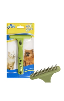 Mio Çift Sıralı Kıtık Açıcı Tırmık Kedi Köpek Tarağı 16 CM