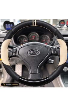 Subaru Impreza Dikme Direksiyon Kılıfı Delikli Deri Parlak Siyah Bej Detay Çift Yüzük Ve Dikiş Gd-gg Hawkeye Tuşlu 2005-2007 Subaru Impreza Dikme Direksiyon Kılıfı Delikli Deri Parlak Siyah Bej Detay Çift Yüzük Ve Dikiş Gd-gg Hawkeye Tuşlu 2005-2007