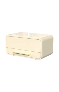 Dolce Çekmeceli Ekmek Kutusu Krem-6396 Bej
