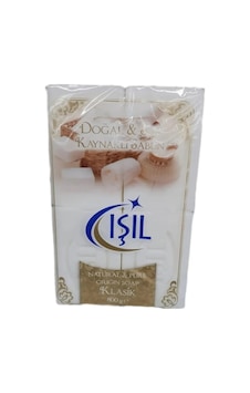 Işıl Doğal Saf Kaynaklı Katı Sabun 4 x 200 G